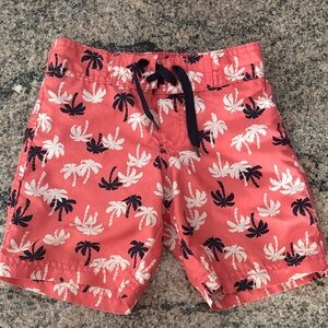 Janie and Jack Coral Palm Swim Trunks